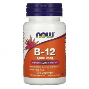  NOW Vitamin B12 1000 mcg 100 