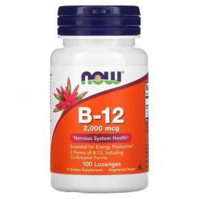  NOW Vitamin B12 2000 mcg 100  