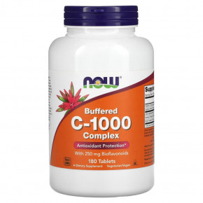  NOW Vitamin C-1000 Complex Buffered 180  