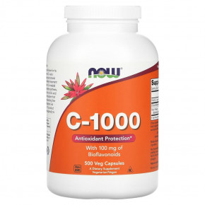  NOW Vitamin C-1000 with Bioflavonoids 500  