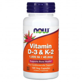  NOW Vitamin D-3  K-2 120  