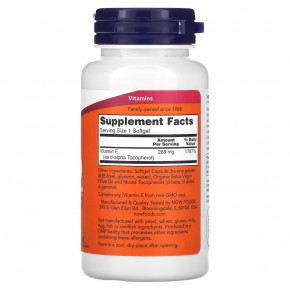  NOW Vitamin E-400 with Mixed Tocopherols 100   3