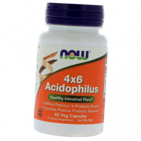    Now Foods 4x6 Acidophilus 60 caps