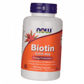 ³ Now Foods Biotin 5000 120 (36128060)