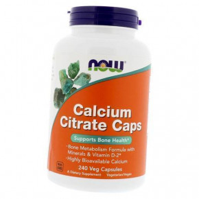  Now Foods Calcium Citrate Caps 240 (36128081)