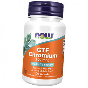 Chrome Now Foods GTF Chromium 200 100  (36128382)