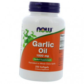 ³   Now Foods Garlic Oil 1500mg 250 softgels