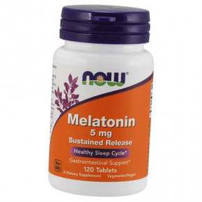    Now Foods Melatonin 5 Sustained Release 120 (72128068)