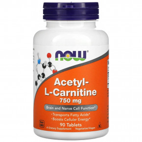 -- Now Foods (Acetyl-L-Carnitine) 750  90 