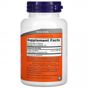 -- Now Foods (Acetyl-L-Carnitine) 750  90  3