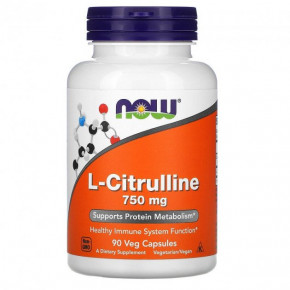  Now Foods (L-Citrulline) 750  90   (NOW-00083)