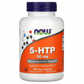  Now Foods (5-HTP Hydroxytryptophan) 50  180   (NOW-00101)