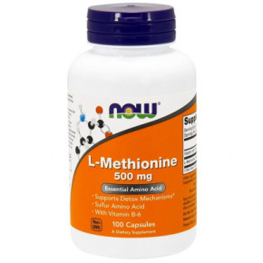  Now Foods (L-Methionine) 500  100  (NOW-00117)