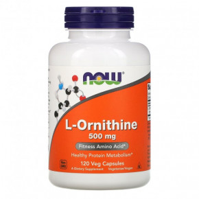  Now Foods (L-Ornithine) 500  120  (NOW-00122)