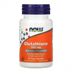  Now Foods (Glutathione) 500  30   (NOW-00175)