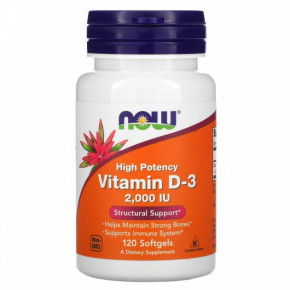 ³ 3 Now Foods Vitamin D-3 2000  120 ' 