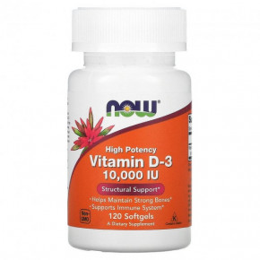 ³ 3 Now Foods Vitamin D-3 10000  120 