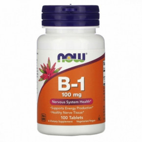  B1  Now Foods (Vitamin B1) 100  100  (NOW-00446)