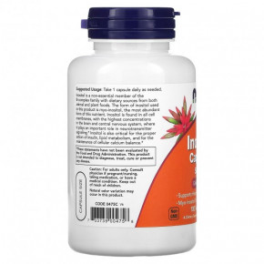  Now Foods (Inositol Capsules) 500  100  4