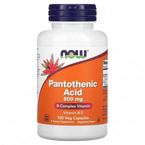   Now Foods (Pantothenic Acid) 500  100  (NOW-00486)