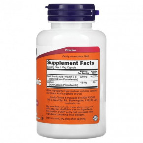   Now Foods (Pantothenic Acid) 500  100  (NOW-00486) 3