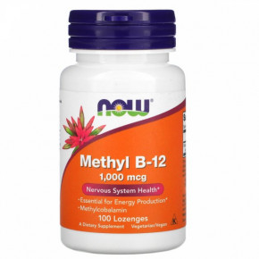 ³ -12  Now Foods (Methyl B-12) 1000  100 