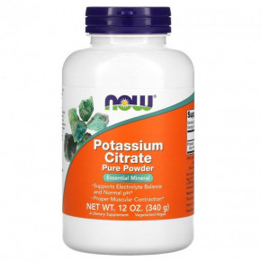   Now Foods (Pure Potassium Citrate Powder) 340  (NOW-01446)