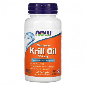   Now Foods (Krill Oil) 500  60  (NOW-01625)