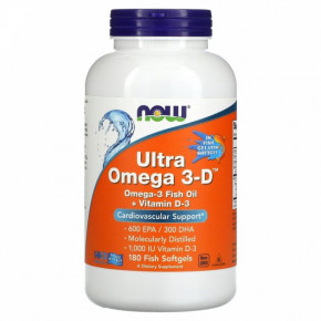  3-     3 Now Foods (Ultra Omega 3-D) 180  