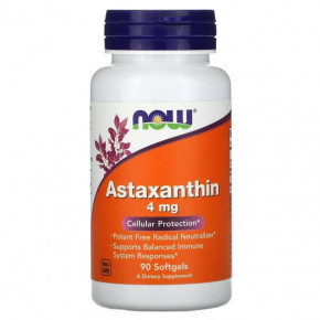  Now Foods (Astaxanthin) 4  90  