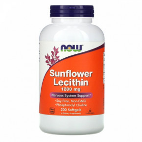  Now Foods (Sunflower Lecithin) 1200  200  