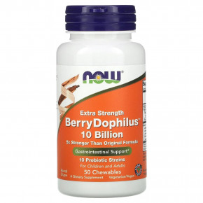  Now Foods (Extra Strength Berry Dophilus) 10   50  