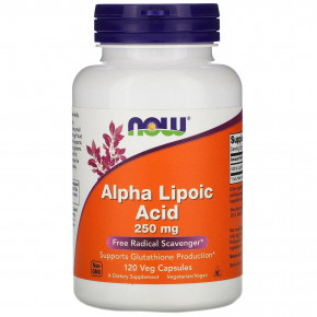 -  Now Foods (Alpha Lipoic Acid) 250  120  (NOW-03043)