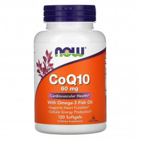  Q10    Now Foods (CoQ10) 120 