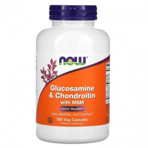    Now Foods (Glucosamine & Chondroitin with MSM) 180  (NOW-03172)