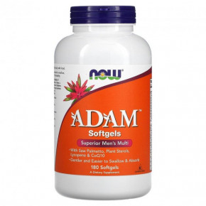      Now Foods (ADAM  Mens Multivitamin with Saw Palmetto) 180   (NOW-03881)