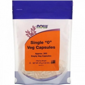   0 Now Foods (Single O Vcaps) 300  (NOW-05102)