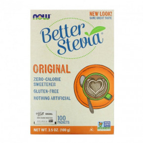  Now Foods (Original Better Stevia) 100  (NOW-06957)