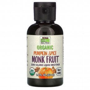       Now Foods (Organic Monk Fruit Zero-Calorie Liquid Sweetener) 53 