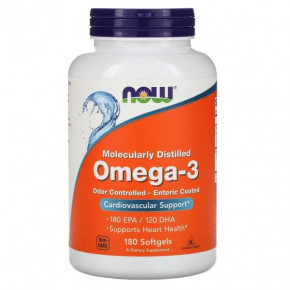 -3 Now Foods (Omega-3) 180   (NOW-01657)