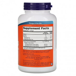 -3 Now Foods (Omega-3) 180   (NOW-01657) 3