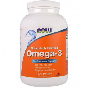  Now Foods Omega 3 1000mg 500 Sgels