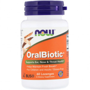  Now Foods  , OralBiotic, 60  (NOW-02921)