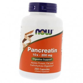  Now Foods Pancreatin 10X 200 250  (69128018)