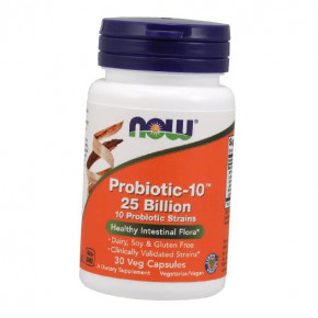  Now Foods Probiotic-10 25 Billion 30  (69128010)