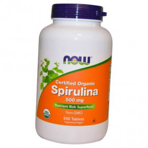  NOW Foods Spirulina 500  500 tab