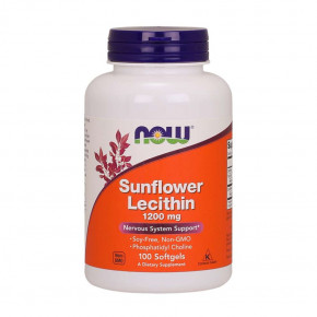    Now Foods Sunflower Lecithin 1200 mg 100  