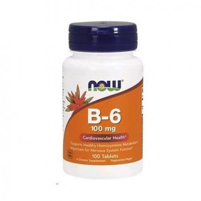    Now Foods Vitamin B-6 100mg 100  100-92-9741243-20