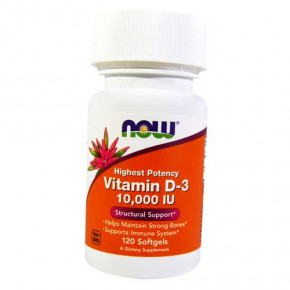  Now Foods Vitamin D-3 10000 120 (36128161)