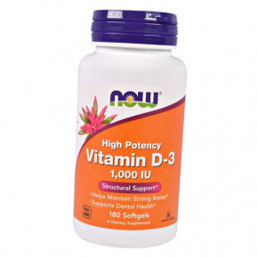  Now Foods Vitamin D-3 1000 180 (36128047)